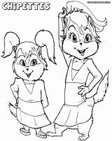 Chipettes Coloring Pages sketch template