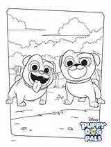 Coloring Pals Puppy Bingo Dog Rolly Pages Disney Fun Kids Printable sketch template