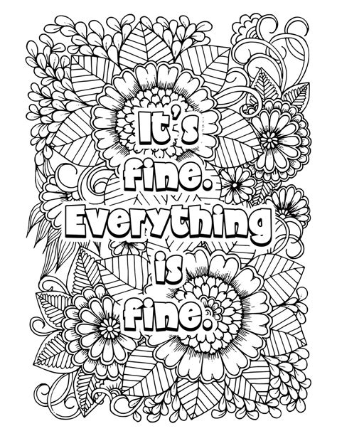 funny adult coloring book printable pages etsy