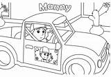 Handy Coloring Manny Pages Getcolorings Printable sketch template