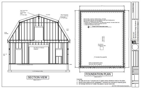 12x16 Gambrel Barn Shed Plans Jump To Next Level