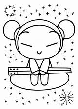 Pucca Coloring Pages Kids Happy Choose Board Printable sketch template