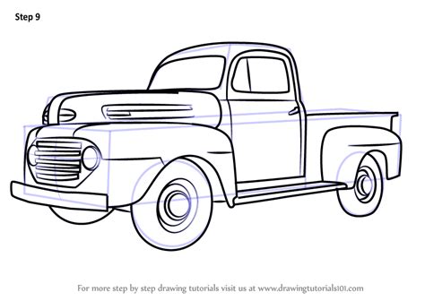 simple  truck drawing
