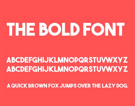 bold font    fonts