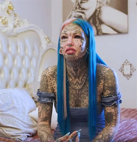 Amber Luke Who Has Spent 50k On 600 Tattoos Covers Them Up To See How