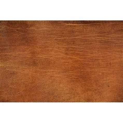 brown finished leather sheet  rs square feet