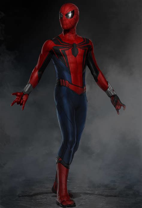 ryan meinerding design passes  spider man homecoming suit