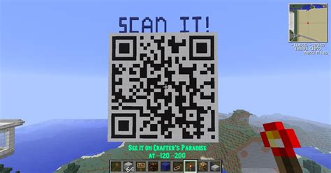 working qr code minecraft project