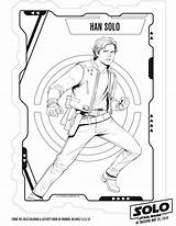 Coloring Solo Han Wars Star Printable sketch template