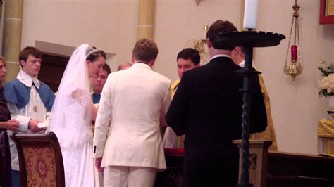 catholic wedding vows latin wedding vows