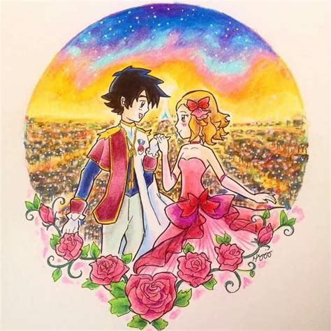 satoshi and serena the king and the queen of the pokémon world “let s