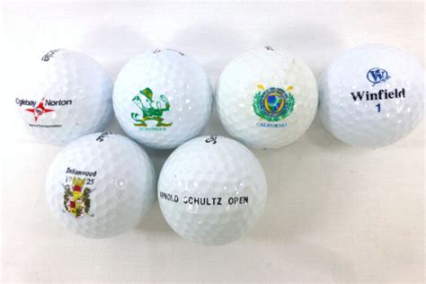 logo golf ball collection lot   arnold shultz open indianwood ect