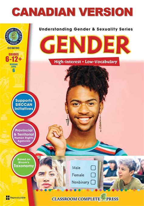 gender canadian content grades 6 to adult print book
