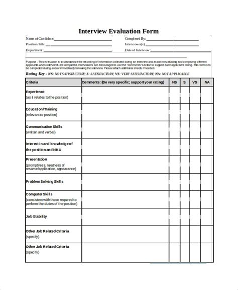 sample interview summary templates   ms word