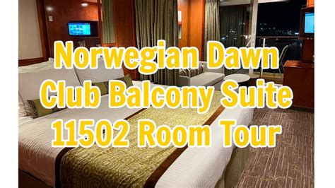 room  norwegian dawn  club balcony suite jan  youtube