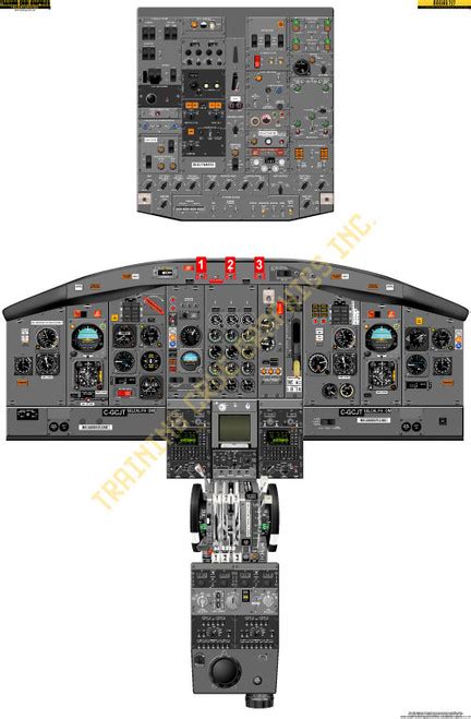 boeing 737 800 cockpit poster