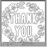 Thank Coloring Printable Pages Card Cards Color Pdf Adults Sheets Sheet Colouring Book Veterans Kids Instant Sentiment Grown Ups Adult sketch template