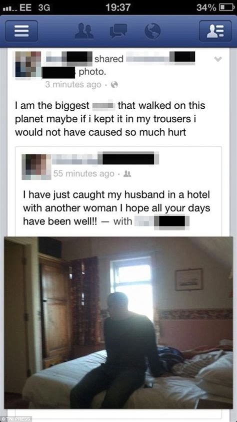 Cringe Worthy Facebook Posts See Adulterers Exposed Daily Mail Online