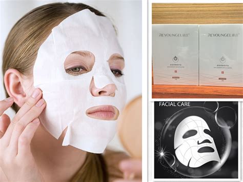 cosmetic face mask  reduce acne  woven cotton fabric skin care