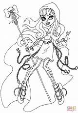 Monster High Coloring Pages River Styxx Drawing Printable Printing Characters Color Print Elfkena Drawings Sheets Clawdeen Crafts Friends sketch template