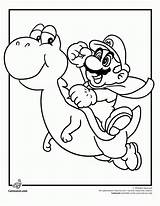 Coloring Mario Pages Peach Princess Popular sketch template