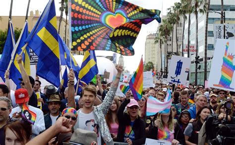 lgbt activists launch resist march in california to