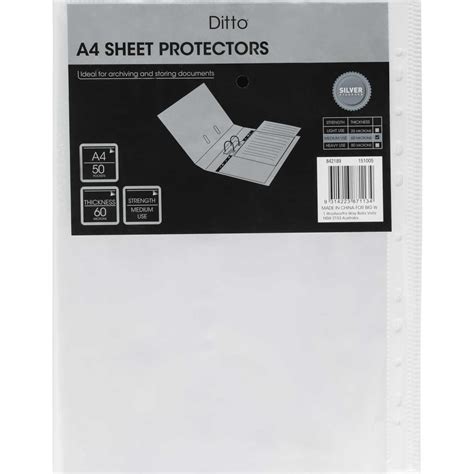 ditto   sheet protectors big