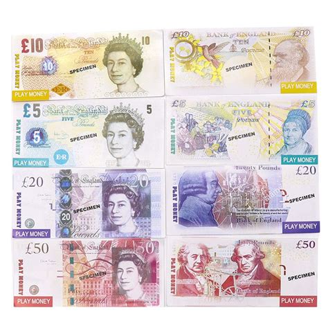 prop money uk fake uk pound double sided  moneybritish