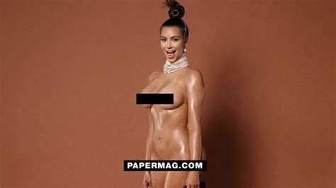La Falsa Foto Sin Photoshop Del Desnudo De Kim Kardashian