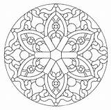 Mandala Glass Stained Coloring Pages Patterns Dover Mandalas Choose Board Publications Pattern Books Book sketch template