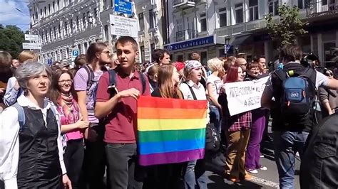 first gay pride in ukraine equality march 2016 review youtube