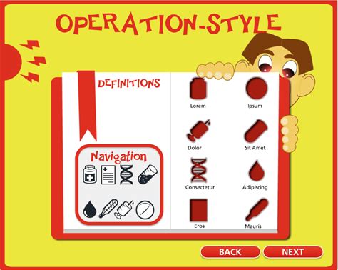 operation game piece template