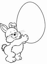 Easter Coloring Egg Pages Bunny Eggs Rabbit Printable Colouring Sheets Animal Color Cliparts Kids Rynakimley Template Gif Clipart Rocks Z31 sketch template