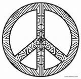 Peace Coloring Sign Pages Printable Mandala Adults Word Color Getcolorings Cool2bkids Print sketch template