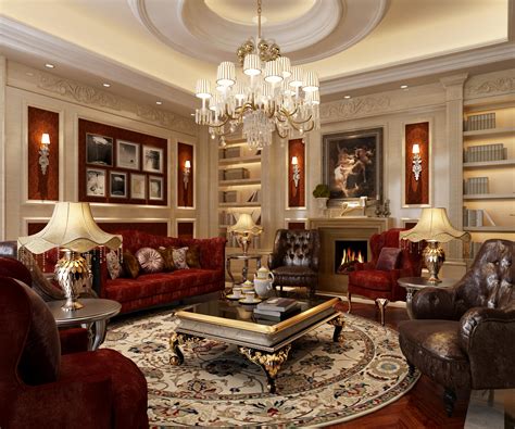 luxury living room  model max cgtradercom