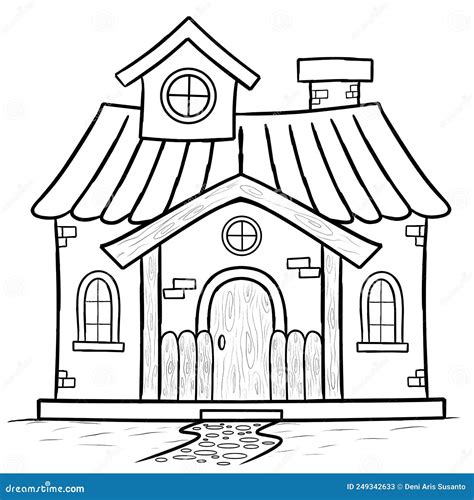 houses coloring pages