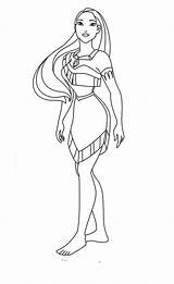 Pocahontas Coloring Disney Princess Pages Tattoo Search Google Color Kids sketch template
