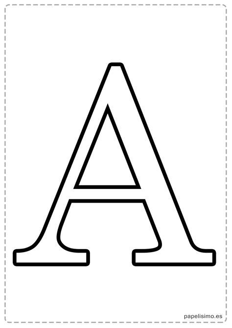 abecedario moldes de letras individuales  imprimir moldes de