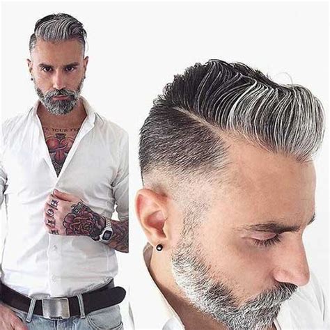 Grey Hair Color On Coolest Guys On Planet The Best Mens