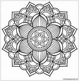 Pages Stylist Luxury Mandala Coloring Color sketch template