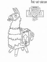 Fortnite Print Coloring Pages Color Llama Tegninger Printable Sheets Kids Royale Battle King Malebøger Ausmalbilder Ice Von Drawing Might Also sketch template