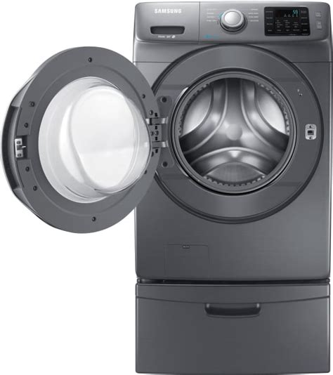 samsung wfhap    cu ft front load washer  steam wash nsf certified