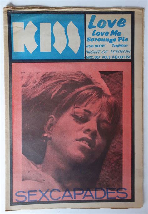 Rare Kiss Vol 3 No 43 1969 Underground Newspaper 1960s Etsy