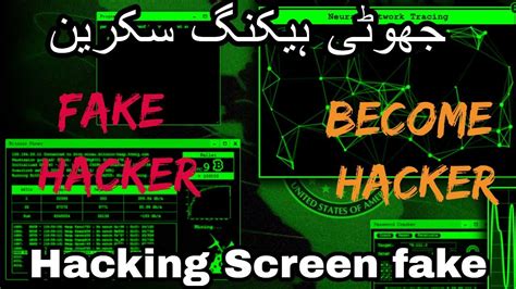 hacker fake hacking screen fake windows update screen
