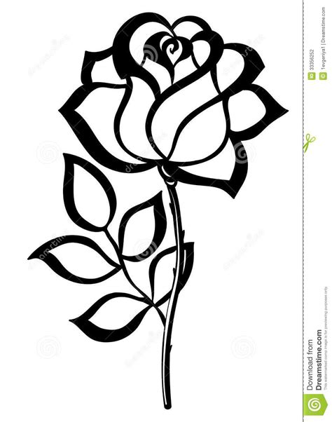 simple rose drawings    clipartmag