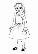 American Girl Pages Coloring Grace Doll Dolls Life Getcolorings Color Template sketch template