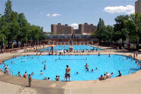 public swimming pools  cool   summer  nyc