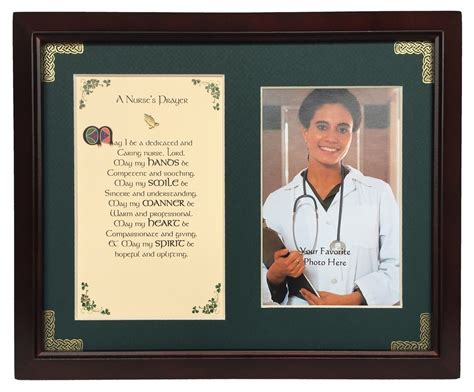 nurses serenity prayer personalized blessing framed  etsy