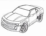 Camaro Coloring Pages Chevy Chevrolet Drawing Car Cars Corvette Z06 Outline Print Silverado Drawings Clipart Ss Printable Getdrawings Camaros 1969 sketch template