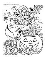 Halloween Coloring Witches Pages Book Kids Print sketch template